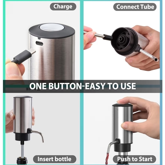 Wine Aerator Pourer Decanter ELECTRIC - Picture 6 of 10